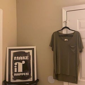 Olive green Lucky Brand Pocket T-Shirt - NWT!!